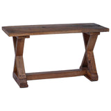 Bench Natural 85 x 35 x 46 cm Solid Reclaim wood 42012400
