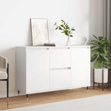 Sideboard White 101.5x35x70 cm Engineered Wood 827196