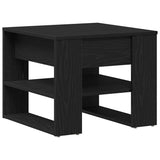 Coffee Table Black Oak 55.5 x 55 x 45 cm Engineered Wood 862730