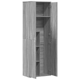 Highboard Grey Sonoma 60x35x180 cm Engineered Wood 3276670