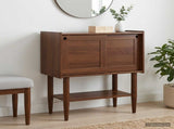 Console Table BILBAO Dark Caramel 80 x 40 x 95 cm 42041336