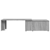 Coffee Table Grey Sonoma 150x50x35 cm Engineered Wood 815469