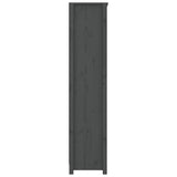 Book Cabinet Grey 80x35x154 cm Solid Wood Pine 821691