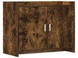 Sideboard Smoked Oak 72 x 36 x 80 cm Engineered Wood 8011095
