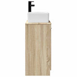 Bathroom Vanity with Sink Sonoma Oak 54 x 35 x 83 cm 890160