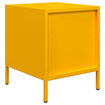 ZNTS Bedside Cabinet Mustard Yellow 35x39x43.5 cm Steel 851250