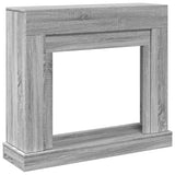 Fireplace Surround Grey Sonoma 100x30x87.5 cm Engineered Wood 854567