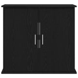 Aquarium Stand Black Oak 81x36x73 cm Engineered Wood 862155