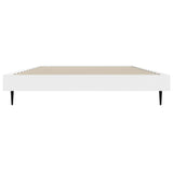 Bed Frame without Mattress White 90x200 cm Engineered Wood 832269
