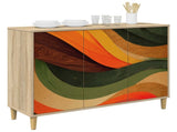 Sideboard BONN Sonoma 102 x 33 x 75 cm Engineered Wood 8006961