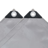 Tarpaulin 650 g/m 2x3 m Grey 43808