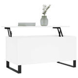 Coffee Table White 90x44.5x45 cm Engineered Wood 830980