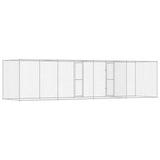 Dog Cage Silver 600 x 200 x 200 cm Galvanised Steel 3368312