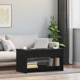 Coffee Table Black Oak 80 x 50.5 x 41.5 cm Engineered Wood 879452