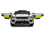 Dual Drive 12V 7Ah Police Car with 2.4G Remote Control White 06749268