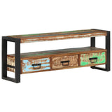TV Cabinet 120x30x45 cm Solid Wood Reclaimed 351671