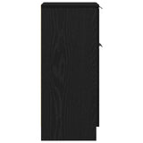 Sideboard 2 pcs Black Oak 30 x 30 x 70 cm Engineered Wood 862773