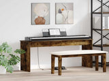 Keyboard Stand Smoked Oak 120 x 32 x 64 cm Engineered Wood 899491