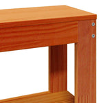 Bed Frame without Mattress Wax Brown 90x200 cm Solid Wood Pine 3306197