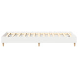 Bed Frame White 80 x 200 cm Engineered Wood 8009059