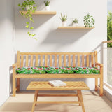 ZNTS Pallet Cushion for Bench Tropical Jungle 200x40x8 cm Oxford Fabric 42001687