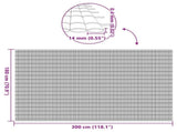 Garden Fence Double-Sided White 1.8x3 m PVC 42002618