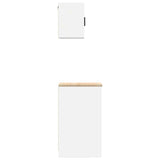 Garage Cabinets 2 pcs White Engineered Wood 3328260