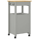 Kitchen Trolley MONZA 48x40x88.5 cm Solid Wood Pine 376089