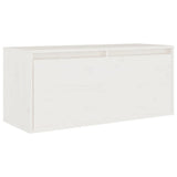 TV Cabinets 5 pcs White Solid Wood Pine 3100245