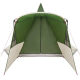 Teepee Tent 8-Person with Roof Green 720 x 465 x 295 cm 42003996
