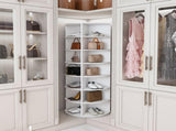 Rotating Shoe Rack Tower, 7-Tier Spinning Storage Rack, Free Standing 360&deg Revolving Shoe W1196P512181