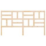 Bed Headboard 186x4x104 cm Solid Wood Pine 818205