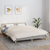 Weighted Blanket Light Cream 220x235 cm King 11 kg Fabric 350764