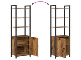 Book Cabinet Old Wood 40 x 24 x 161 cm Engineered Wood 883854