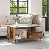 Coffee Table Old Wood 90 x 49 x 45 cm Engineered Wood 882705