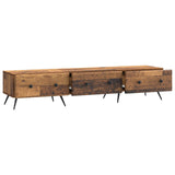 TV Cabinet Old Wood 147 x 34.5 x 30 cm Engineered Wood 895633