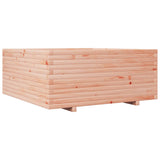 ZNTS Garden Planter 110x110x49.5 cm Solid Wood Douglas 3282547