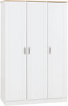 ZNTS Portland 3 Door Wardrobe 100-101-204