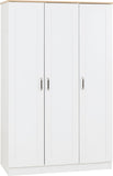 ZNTS Portland 3 Door Wardrobe 100-101-204