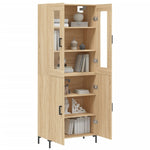 Highboard Sonoma Oak 69.5x34x180 cm Engineered Wood 3198212