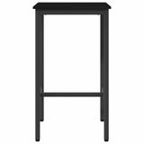 Bar Table 52 x 52 x 90 cm Engineered Wood Black Oak Rectangular 8006121