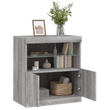 Sideboard with LED Lights Grey Sonoma 60x37x67 cm 836656