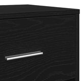Bedside Cabinets 2 pcs with Drawer Black 40x34x50 cm 858770