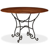 Dining Table Solid Acacia Wood with Honey Finish 120x76 cm 245642