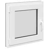 Basement Window RISOR 60 x 60 cm PVC and Glass Anthracite 42047313