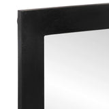 Bathroom Mirror 55x1x60 cm Glass and Solid Wood Mango 358567