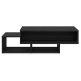 Coffee Table Black Oak 105x55x32 cm Engineered Wood 862069