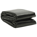 Pool Cover Black Thick PE film with air chambers Large 92965