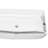 Wash Basin 71x38x13.5 cm Ceramic Silver 143479