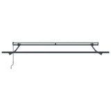 Retractable Awning Red and White 350 x 250 cm 3330271